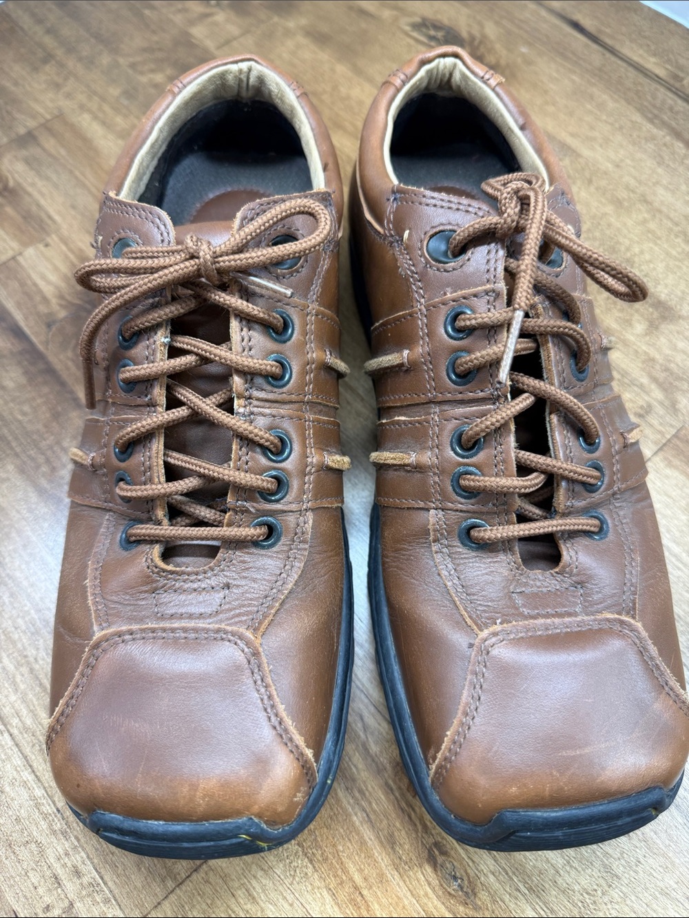 Dr Martens Vintage Jim 8A99 Brown Leather Oxfords Shoes Mens 8 / Womens 9
